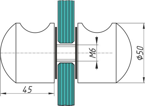 A-SK-09 кноб 50х45 SC(And)?>