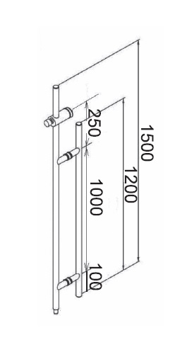 A-OF-H-1 ручка с замком 35х1500х1200 SSS?>