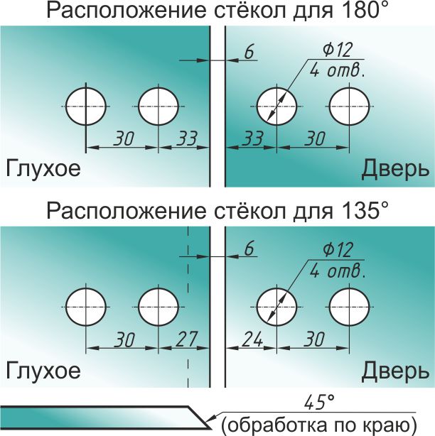 A-SF-13-D петля стекло-стекло PSS?>