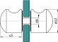 A-SK-09 кноб 50х45 SNP?>