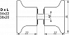 AX-SK-05 кноб 38х20 (Al) CP?>