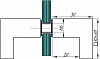 A-L-2852 кноб двухсторонний BG?>