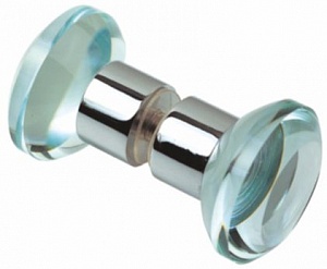 A-SGK-01 кноб стеклянный CP